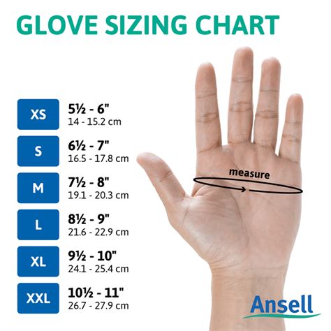 sml glove size calculator